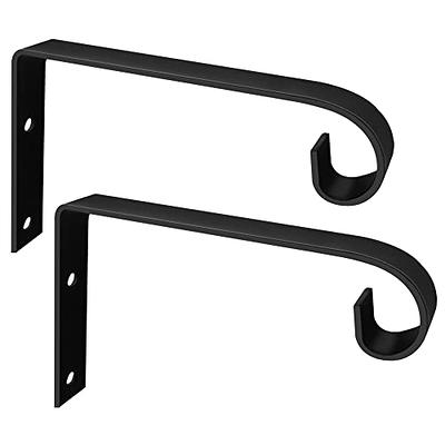Jantens 8-inch Hanging Plant Bracket 2 Pack, Metal Plant Hook for Indoor &  Outdoor, Decorative Wall Plant Hanger for Hanging Planters, Lanterns, Bird  Feeders, Flower Baskets - Black - Yahoo Shopping