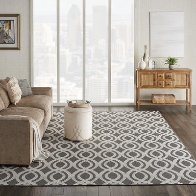 Contemporary Trellis Indoor/Outdoor Area Rug - 7' 10 x 10