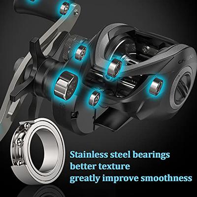 Cadence Essence Spinning Reel, Lightweight Carbon Frame and Side Plates, 9  1 Durable & Corrosion Resistant Ball Bearing System, Smooth and Powerful