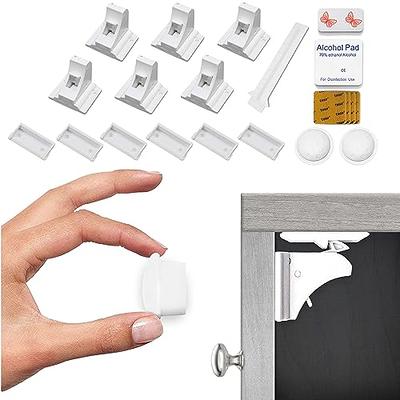 Kanayu 16 Pcs Baby Proofing Magnetic Cabinet Locks Universal