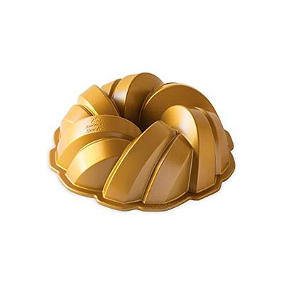 Nordic Ware NW 95577 75th Anniversary Braided Rope Bundt Cake Pan, Gold 12  Cup Capacity - Yahoo Shopping