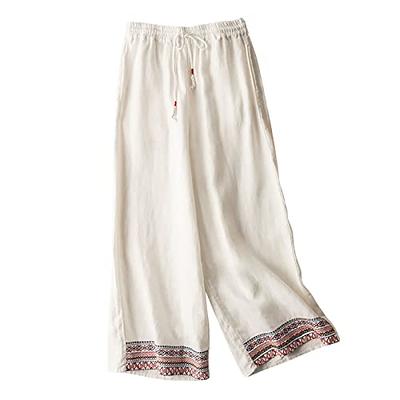 Women's Midrise Pull-On Denim Cuffed Capri Pants 