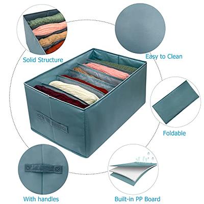 Organizer for Clothes Wardrobe Fabric Storage Box With Board