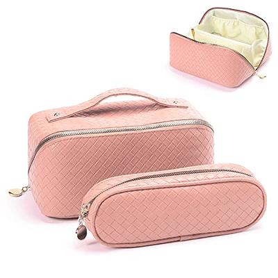 CUBETASTIC Travel Toiletry Bag, Makeup Bag for Women, Small Hanging Travel  Bag for Toiletries with 3 Compartment, Portable Cosmetic Organizer Case,  Water-resistant, Pink - Yahoo Shopping