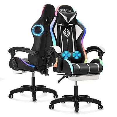 Gaming Chair with Speakers and Lights Ergonomic Computer Gaming