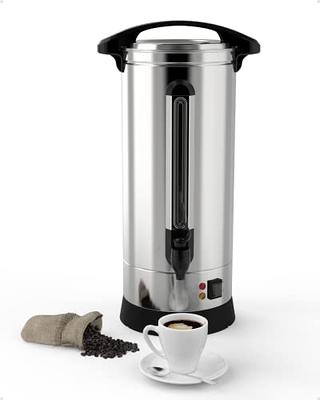 60 Cup Commercial Coffee Maker, Stainless Steel Large Coffee Urn for Quick  Brewing, Ideal for Large Gatherings-10 L - Yahoo Shopping