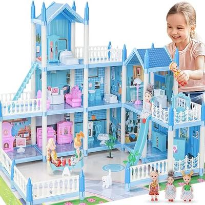  Hape Doll Family Mansion Award Winning 10 Bedroom Doll House,  Wooden Play Mansion with Accessories for Ages 3+ Years Multicolor, L: 31.6,  W: 11.4, H: 28.4 inch : Toys & Games