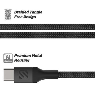 10 Ft. Coiled 2 Amp USB Cable with Lightning Connector – ToughTested