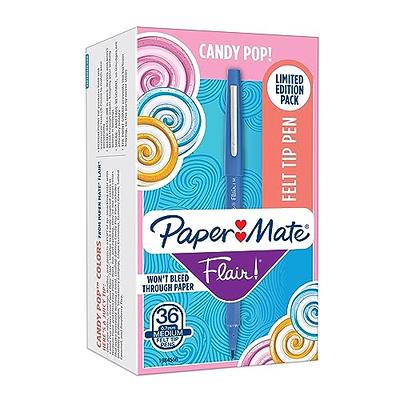 Paper Mate Flair Felt Tip Pens, Med Point, Candy Pop