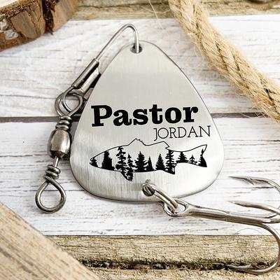 Pastor Fishing Lure - Personalized Wedding Gift For Party Angler Fisherman  Country Handmade - Yahoo Shopping
