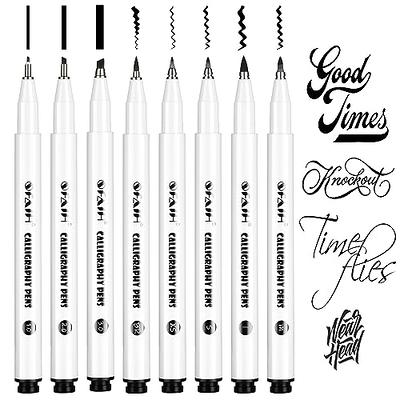 Arteza Set of Black Felt Brush Tip Pens - 12 Pack