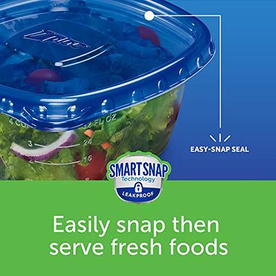 Ziploc Food Storage Meal Prep Containers Reusable for Kitchen Organization,  Smart Snap Technology, Dishwasher Safe, Deep Rectangle, 2 Count (pack of 4)  - Yahoo Shopping