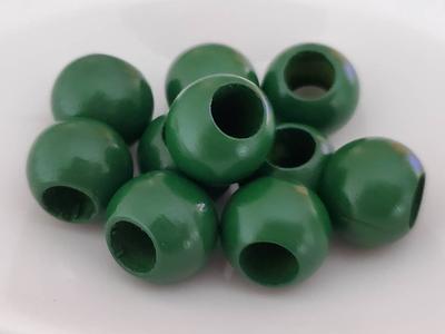 20mm Green Wood Beads, 9~9.5 Hole, 10 Round Large Hole Macrame Crafts Beads  - Yahoo Shopping