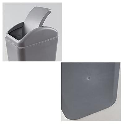 Hefty 3.5-Gallons Black Plastic Kitchen Trash Can Indoor