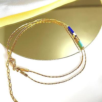 ERLOSYA 14k Plated Gold Bracelet for Women Bohemian Stackable Beaded  Bracelet Colorful Beads for Bracelets Boho Summer Beach Handmade Jewelry  for Teen Girl (00B) - Yahoo Shopping