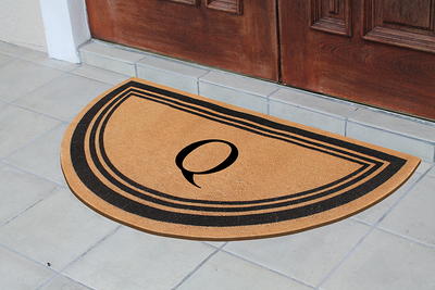 A1HC Natural Coir and Rubber Large Door Mat, Thick Durable