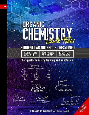 Organic Chemistry Notebook: Hexagonal Graph Paper Composition