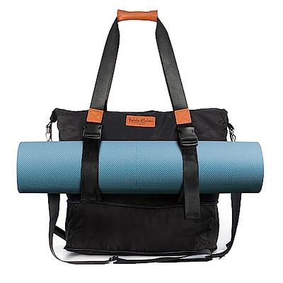  WRASCO Yoga Mat Bag For Women & Men Large Canvas Yoga Bag  And Carrier Fits All Your Stuff Yoga Backpack, Yoga Mat Carrier, Yoga Gift  For Women