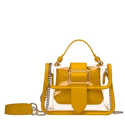 FRANSHION handbags for women，mini purses for women，cute small purse,small  crossbody bags for women trendy（yellow）: Handbags: Amazon.com