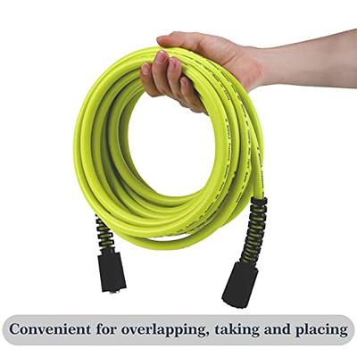 TikLog Pressure Washer Hose 50FT 1/4”, 4000 PSI Kink Resistant High  Pressure Hose M22 14mm Thread, Flexible Extension Replacement Hose with  Hose Organizer for Power Washing - Yahoo Shopping