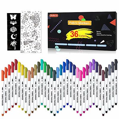 Fabric Markers Permanent for Clothes 24 Colors Fabric Pens -  Hong Kong