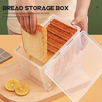 Storage Container Bread Storage Box Organizer Food Pastries