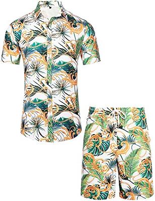 Miami Dolphins 2PCS Wears Set Mens Summer Short Sleeve T-Shirts Beach Shorts