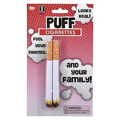 Puff Cigarettes + Cigar. Carded (3.5) Realistic Looking Fake Stage Cig. 2  Pieces in Blister Card. Prop for Prank, Halloween Costume. ((1 Packs - 2  Cigarettes) + (1 Cigar)) - Yahoo Shopping