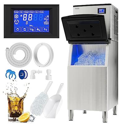 Commercial Ice Maker Machine 550lbs/24H with 300Lbs Large Storage Bin,  Industrial Ice Machine with SECOP Compressor,ETL Approval, Scoops Hose  Included,Perfect for Bar Restaurant,110V - Yahoo Shopping
