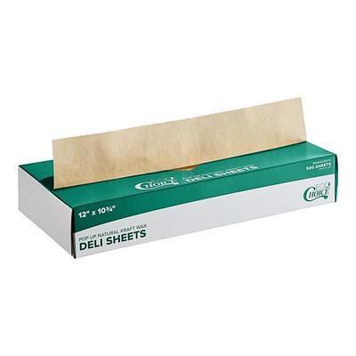 Choice 12 x 10 3/4 Interfolded Deli Wrap Wax Paper - 500/Box