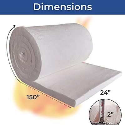 Ceramic Fiber Insulation Blanket - 8# 2400F - 2 x 24 x 150 - High  Temperature Insulation Baffles for Wood Stove Forge Furnace Pizza Oven Kiln  Fireplace Insulation - Dishwasher Insulation Blanket - Yahoo Shopping