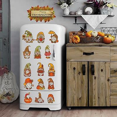 Big Clear!]Magnets Stickers Xmas Refrigerator Decal Merry Christmas  Magnetic Stickers Full Door Cover for Fridge Window Door Party Decor  Supplies 