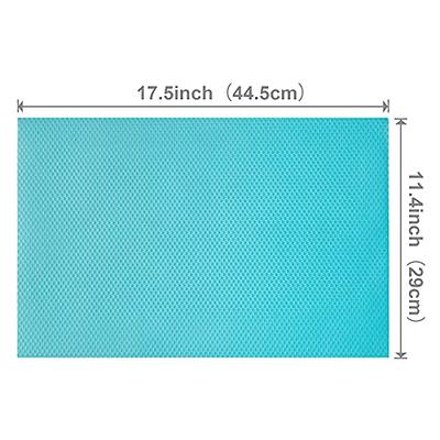12 Pack Refrigerator Liners - EVA Fridge Liner Mats Washable, Refrigerator  Mats Drawer Table Placements, Shelf Liners for Kitchen Cabinets(4 Blue+4
