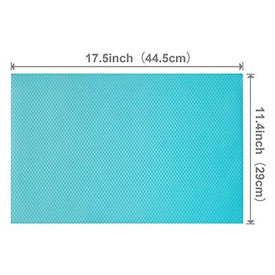 4 Pack Clear Refrigerator Mats, Washable Refrigerator Liners, Fridge Pad,  Easy to Clean Shelf Liner,Kitchen Cabinet Shelves Mat