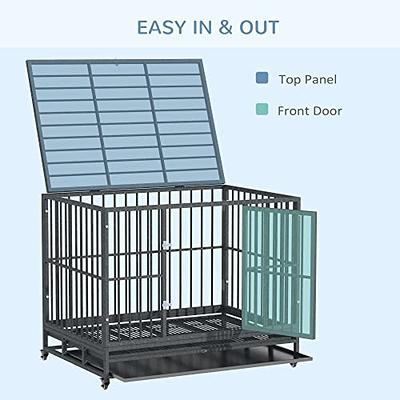 Pawhut heavy duty dog clearance crate