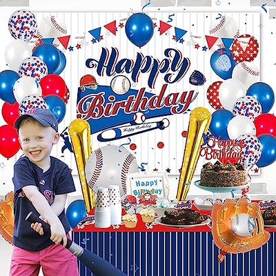 Nautical Birthday Decorations Balloons Arch Photo Booth Props Baby Shower  Theme Kids Boys First Happy Birthday Party Supplies