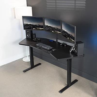 38 Corner Standing Desk Converter – VIVO - desk solutions, screen