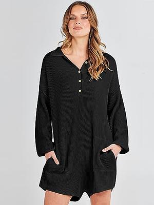 Plus Size Black Long Sleeve Rompers for Women - What's on Trend