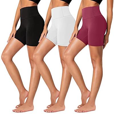 CHRLEISURE No-Fade Women's Leggings With Pockets, 3-Pack