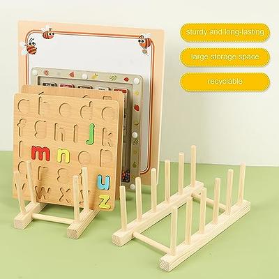 2pcs Wooden Puzzle Display Stand, Puzzle Display Stand Puzzle