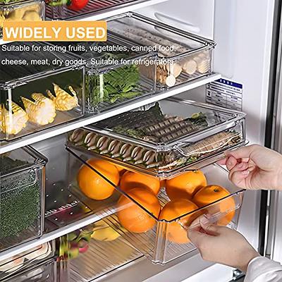 ClearSpace Plastic Storage Bins – Perfect Kitchen Organization or Pantry Storage – Fridge Organizer