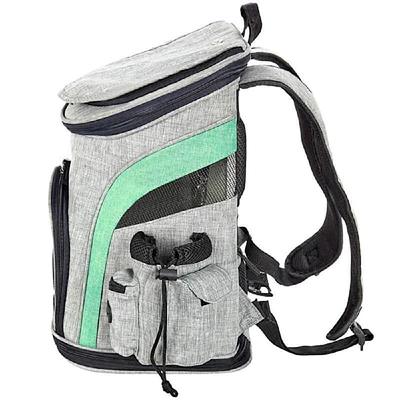 Katziela Voyager Backpack Pet Carrier - Gray/Green