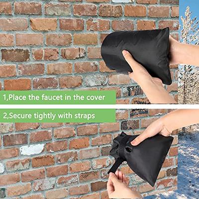 Outdoor Faucet Cover,Outdoor Winter Faucet Protector, Spigot Cover Water  Faucet Socks for Freeze Protection,Waterproof Faucet Insulation,Yard Faucet