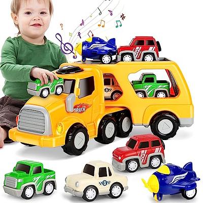 Cars & Trucks Mini Waffle Maker - Make 7 Fun Different Vehicles- Police Car Firetruck Construction Truck & More Automobile Shaped Pancakes- Electric