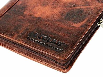 Free Name Engraved, Personalized Leather Portfolio Organizer