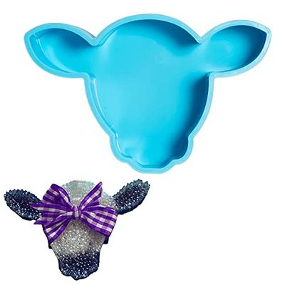 Qeuly Freshie Molds Cow Head Car Freshie Molds Large Silicone