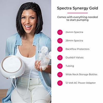 PumpMom Replacement Tubing for Spectra Synergy Gold Dual Adjustable  Electric Breast Pump, BPA Free Replace Spectra SG Dual Powered Electric  Breast