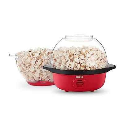 DASH SmartStore™ Stirring Popcorn Maker, 3QT Hot Oil Electric Popcorn  Machine with Clear Bowl, 12 Cups - Red - Yahoo Shopping