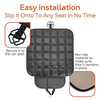 Memory Foam Seat Cushion - Back Pain Relief - Non-Slip Chair Pad