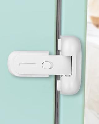 VSTM Fridge Lock for Kids and Toddlers, Child Proof Refrigerator Lock, Baby Safety  Freezer Latch Lock Apply to Max 1(25mm) Sealing Strip, Automatically Lock  While Closing The Door(1pc, Grey) - Yahoo Shopping